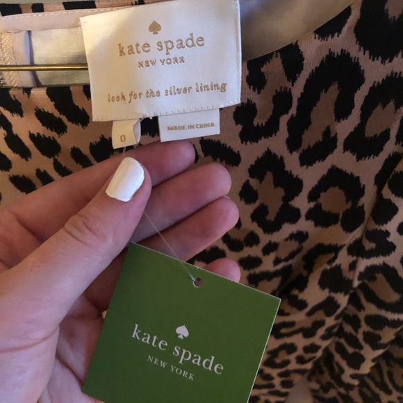 Kate Spade Leopard Ponte Dress - Picture 4 of 7